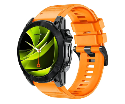 Pasek i akcesoria do zegarków Mobile Origin Easy Strap Silicone Watch 22mm Orange